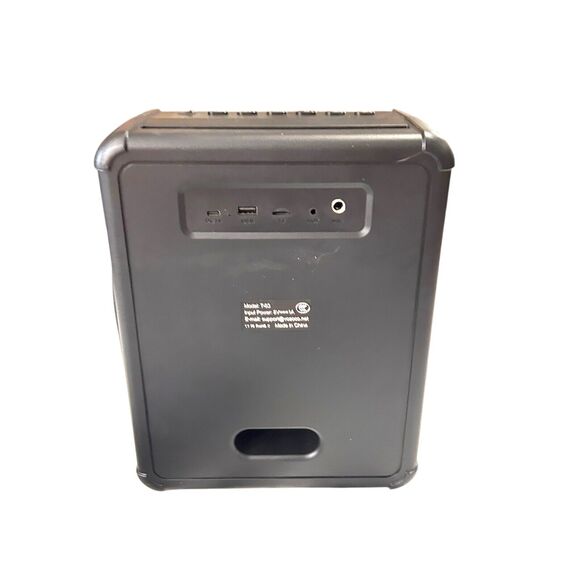 Karaoke Machine, Portable Bluetooth Karaoke Speaker with 2 Wireless Microphones - Picture 8 of 16